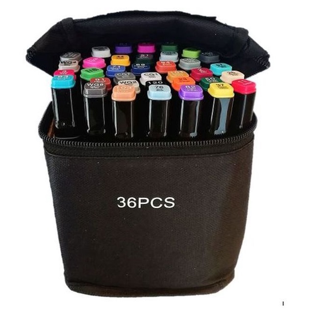 TS 24/36Touchfive Mrakers Color Alcohol Marker Art Marker Highlighter Pen Color Calligraphy Pen