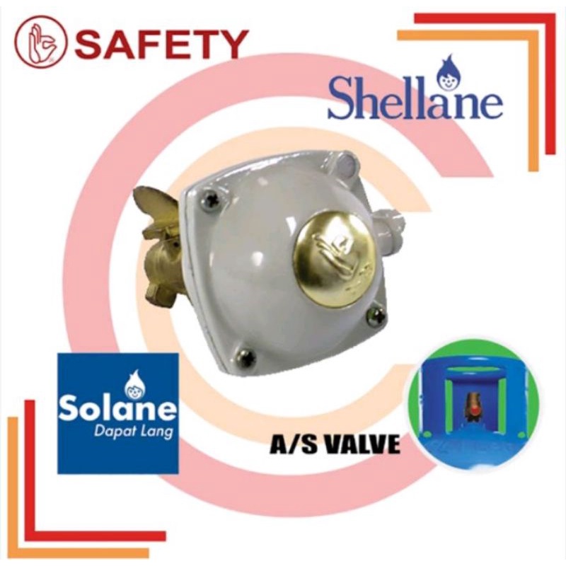 SHELLANE SOLANE LPG BRASS SAFETY GAS TANK REGULATOR WITHOUT GAUGE REGULATOR Shopee Philippines