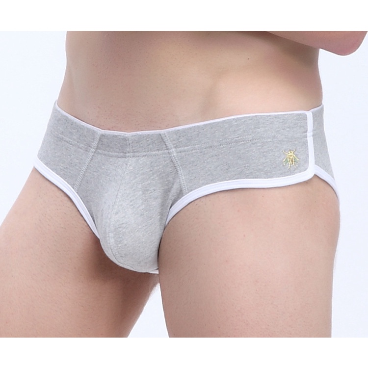 Men's Underwear Factory Wholesale WJ Mesh Men's Underwear Cotton Low
