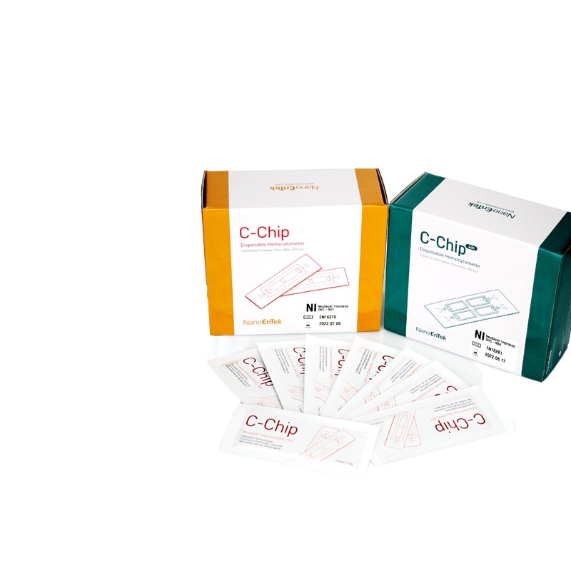 ☒Nanoentek CChip Hemocytometer Cell Counting DHCN01/N04 Dual Zone
