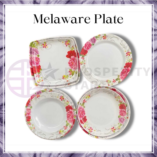 PROSPERITY STAR [6PCS] Melamine PlatesI Melamine Ware Top Standard