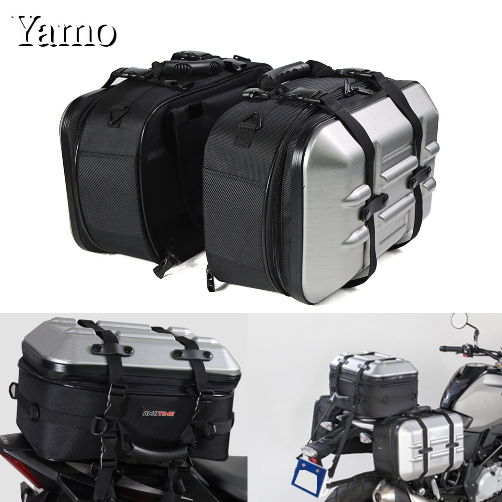 New Universal Motorcycle Bag Saddle Bag Touring Waterproof Double Face