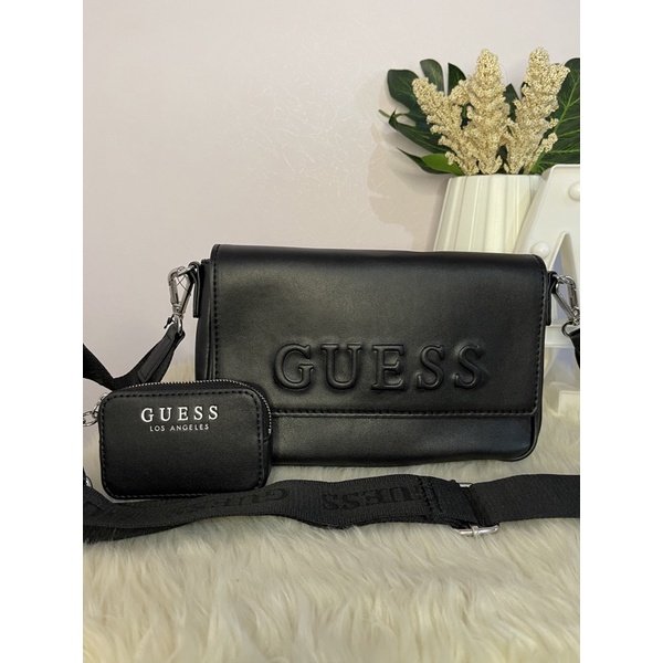 Guess sling bag (black) Shopee Philippines