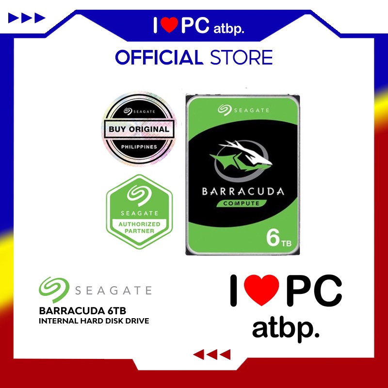 Seagate Barracuda 6TB Internal Hard Disk HDD Barracuda SATA 3.5