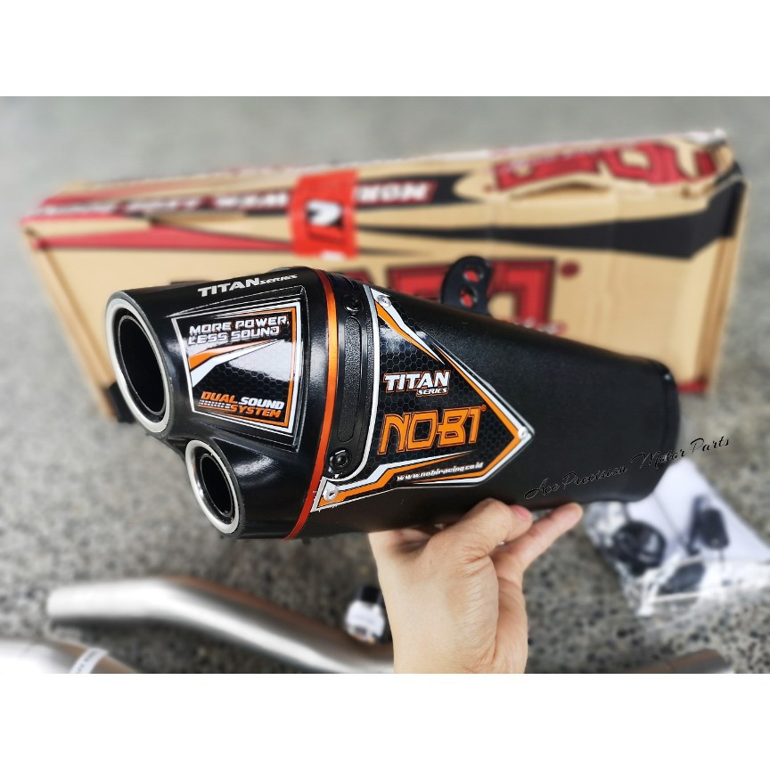 Nob1 Pipe Titan Series w/silencer Raider 150 Carb Shopee Philippines