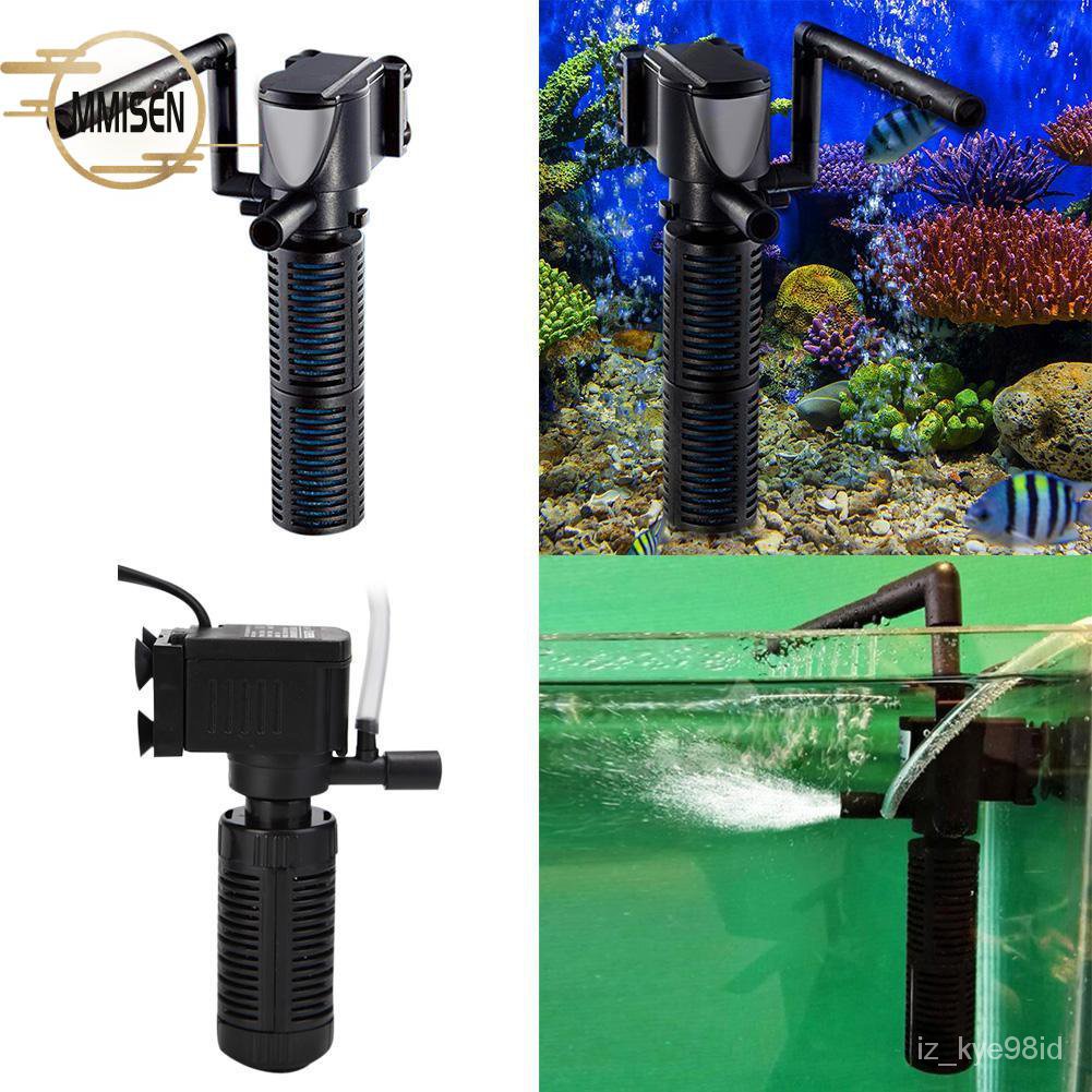 MMISEN Mini Goldfish Tank Filter Aquarium Water Filtration Oxygen Pump