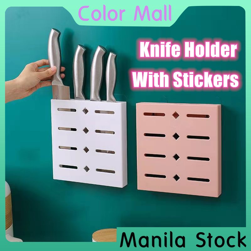 plastic bag506 Kitchen Wall Hanging Knife Rack Knife Storage Rack Knife Holder Free Punched