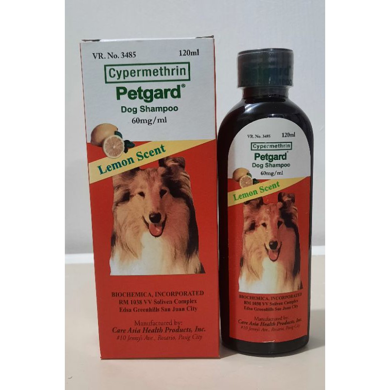 Cypermethrin Dog Shampoo (PETGARD) 120mL Shopee Philippines