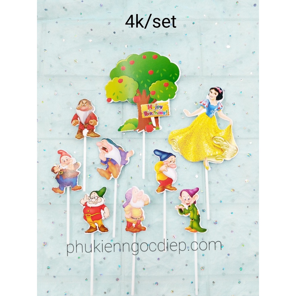 Snow White Paper set And 7 Dwarfs Shopee Philippines