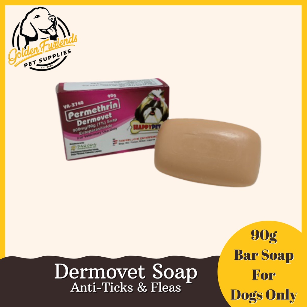 Dermovet Soap Anti Ticks and Fleas For Dogs Shopee Philippines