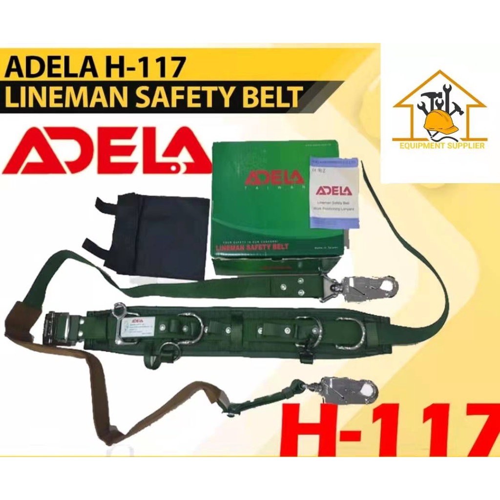 ORIGINAL ADELA LINEMAN SAFETY BELT H117 Shopee Philippines