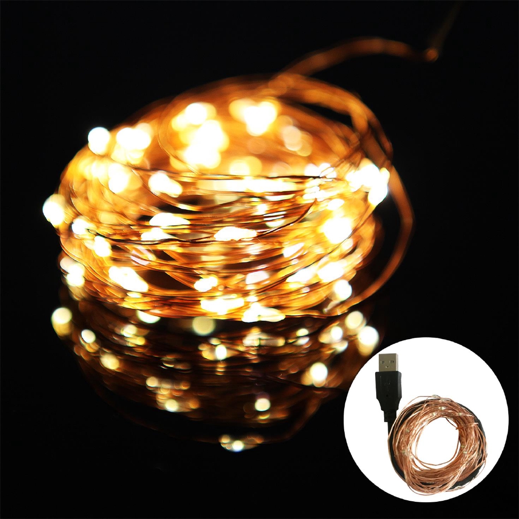 10M 5M 2M LED String light Silver Wire Fairy lights/Home Christmas