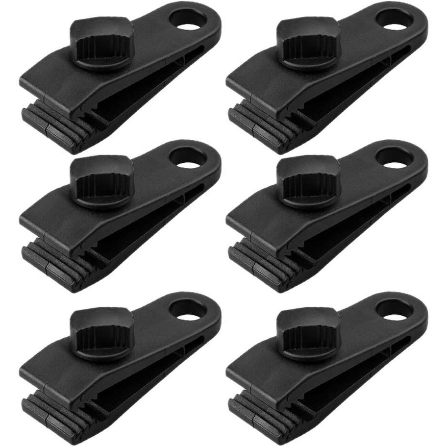 Tarp Canvas Clips Heavy Duty Lock Grip Clamps Thumb Screw Tent Clip