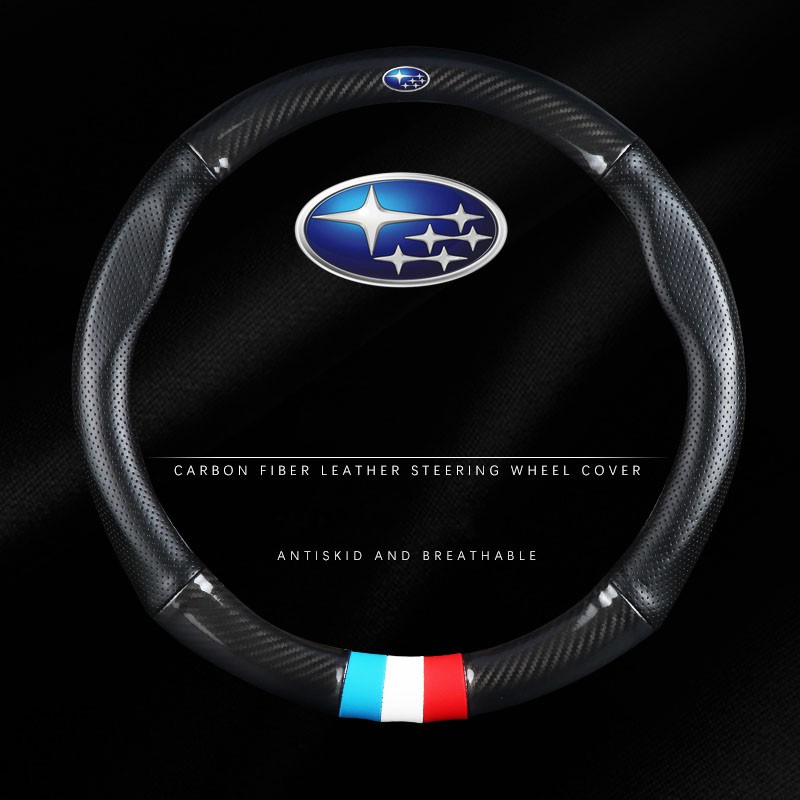 Subaru Stitched Steering Wheel Cover Suitable For Subaru XV Impreza Sti
