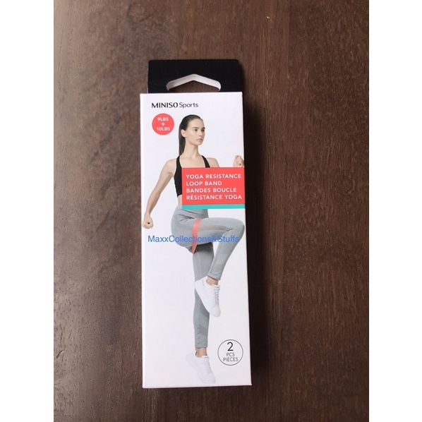 Miniso Yoga Resistance Loop Band 2pcs Shopee Philippines