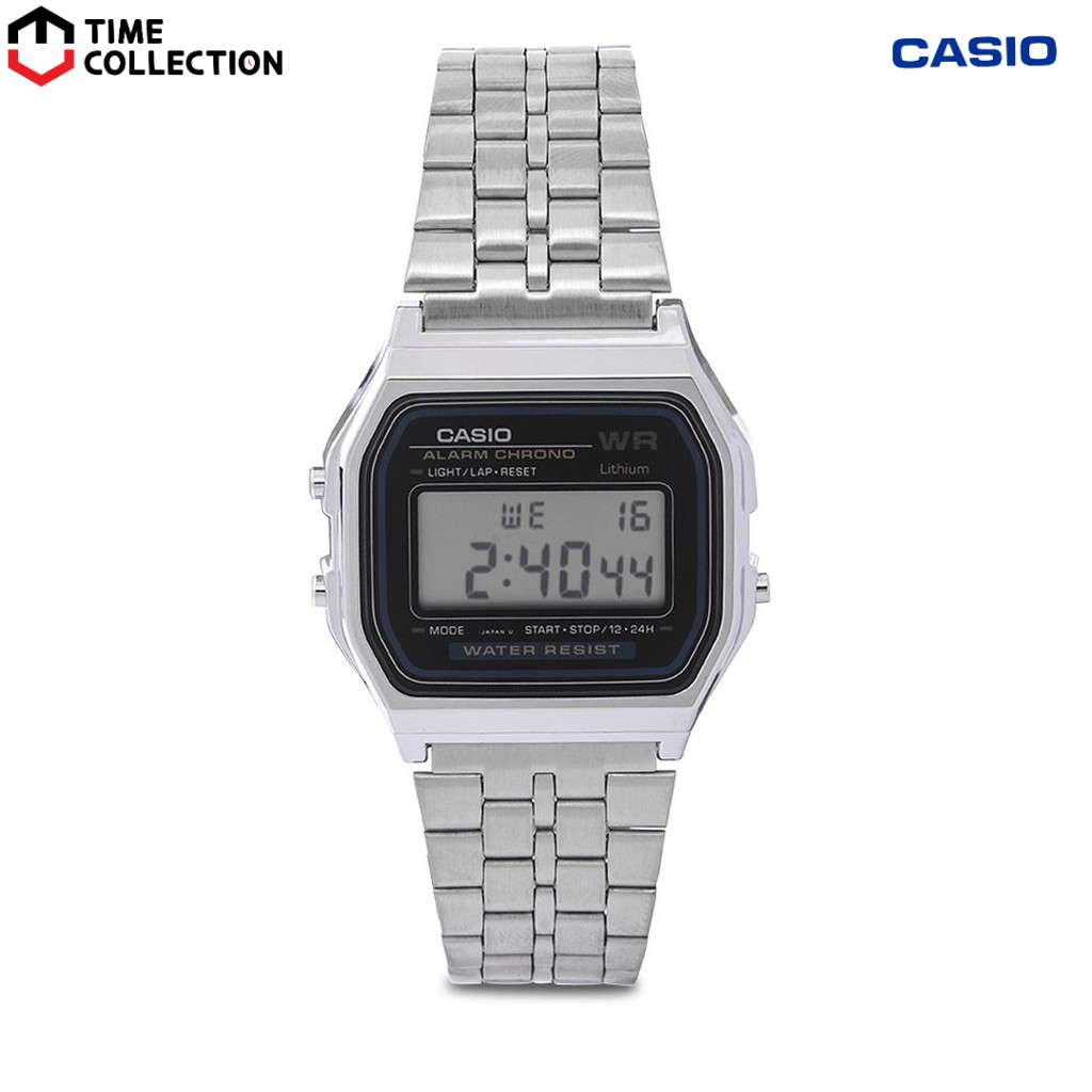 Casio A159WAN1DF Digital Stainless Steel Strap Watch Shopee Philippines