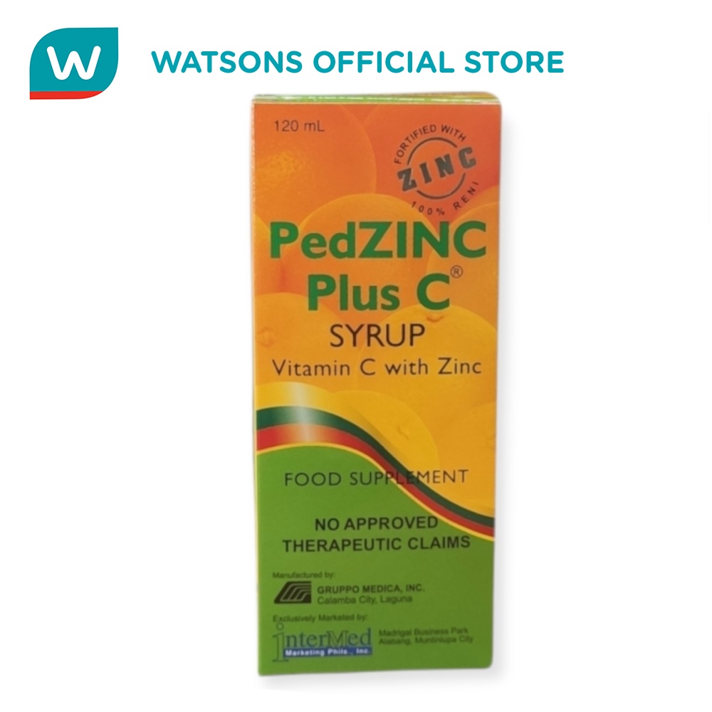 Pedzinc Plus C 120 mL Syrup Shopee Philippines