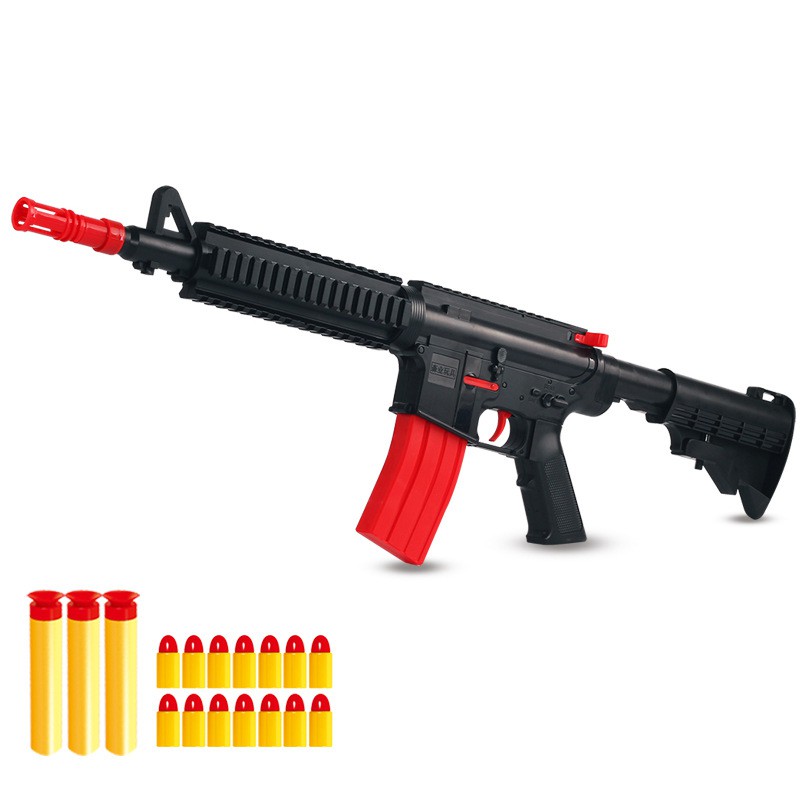 Toy Gun M416 Soft Bullet Manual Airsoft Guns Military Toys For Children