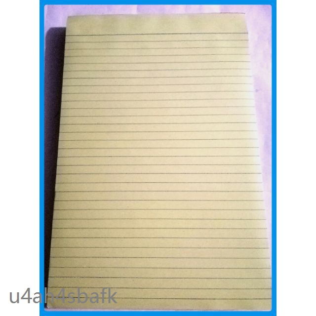 Yellow Pad Paper 10pads (1PADS=80 leaves) Shopee Philippines