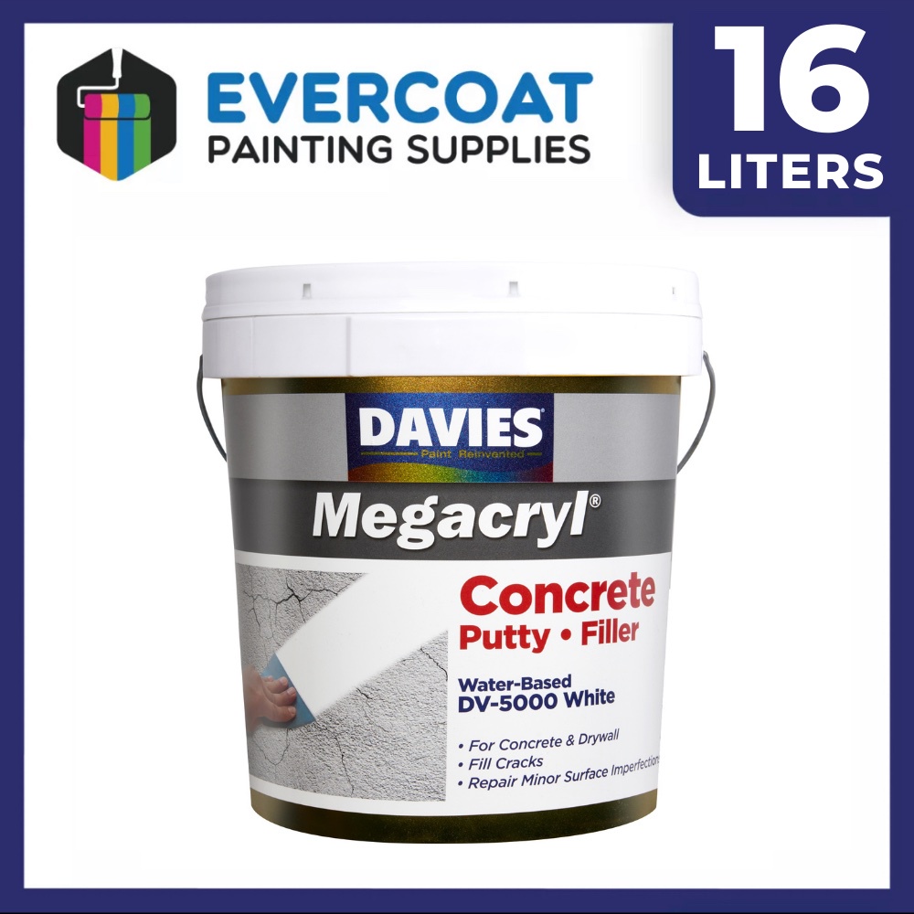 Davies Paints White Concrete Putty & Filler 16Liters Shopee Philippines