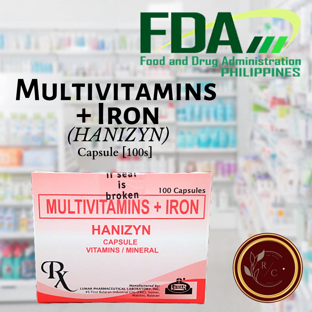 Multivitamins + Iron (HANIZYN) Shopee Philippines