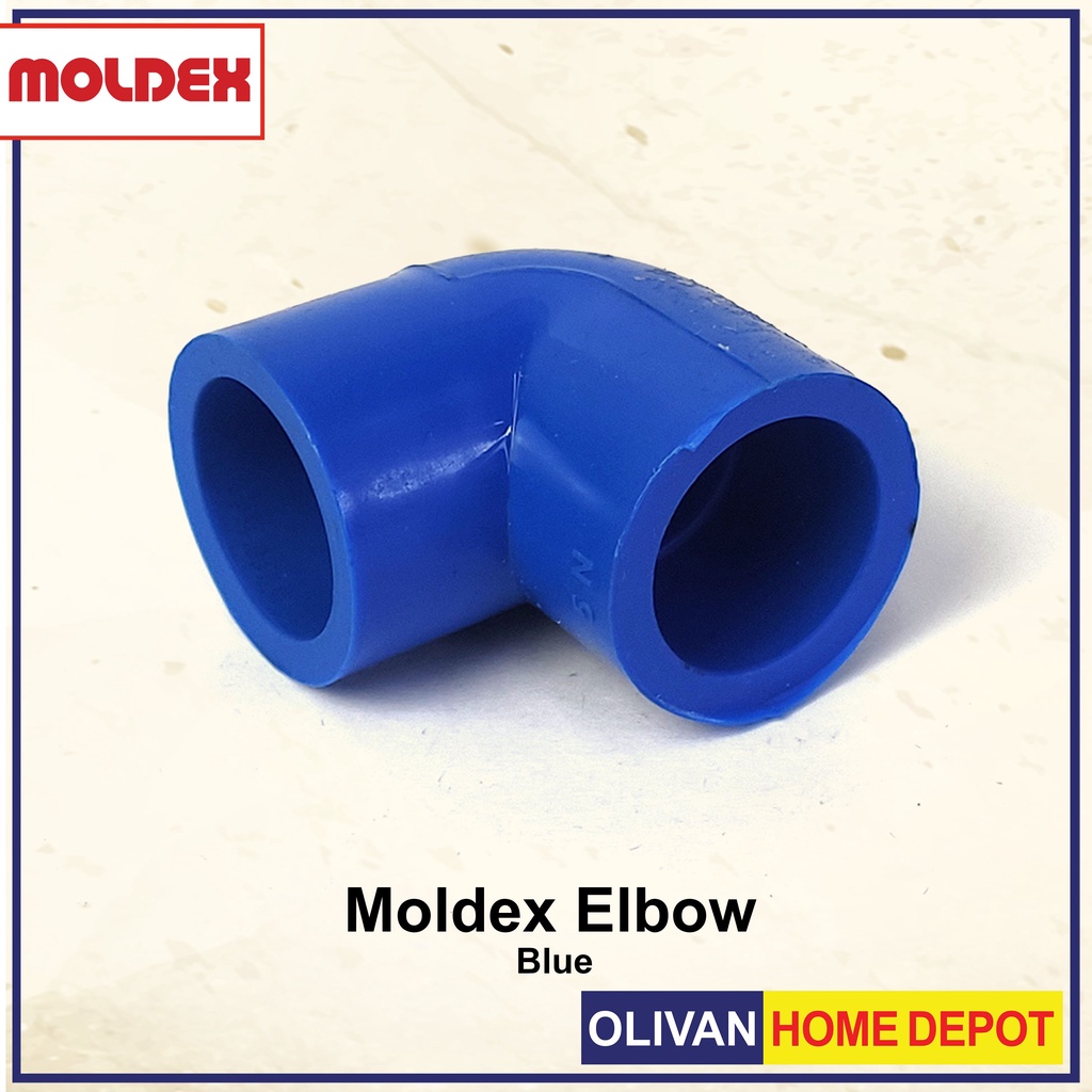 MOLDEX Blue Fittings PVC Elbow Potable Water Piping System 1,11/4,1/2