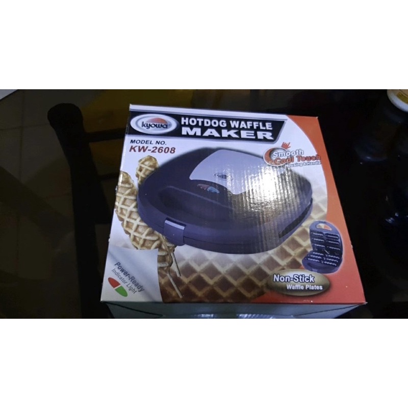 COD SALE Kyowa Original Electric Hotdog Waffle Maker Pan (Black
