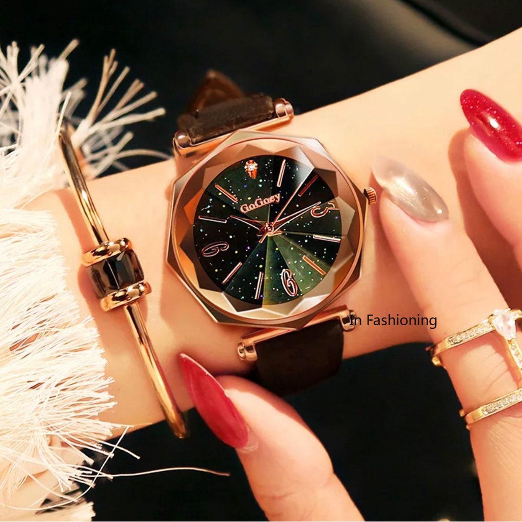 Bneall Star Air Quality Lady Belt Quartz Watch Women's Watch Shopee