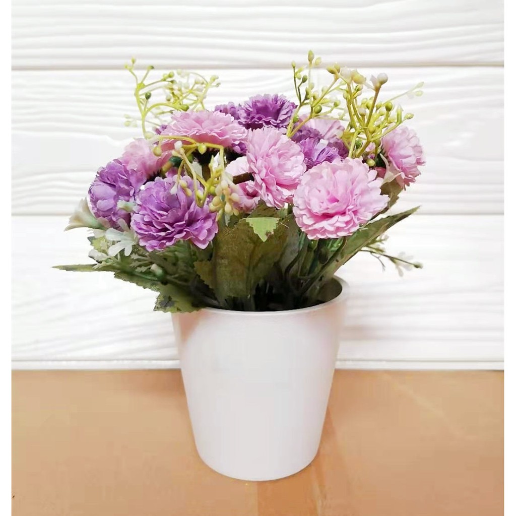 [VS] Artificial Flowers/Plant with Vase Bonzai Home decor Garden