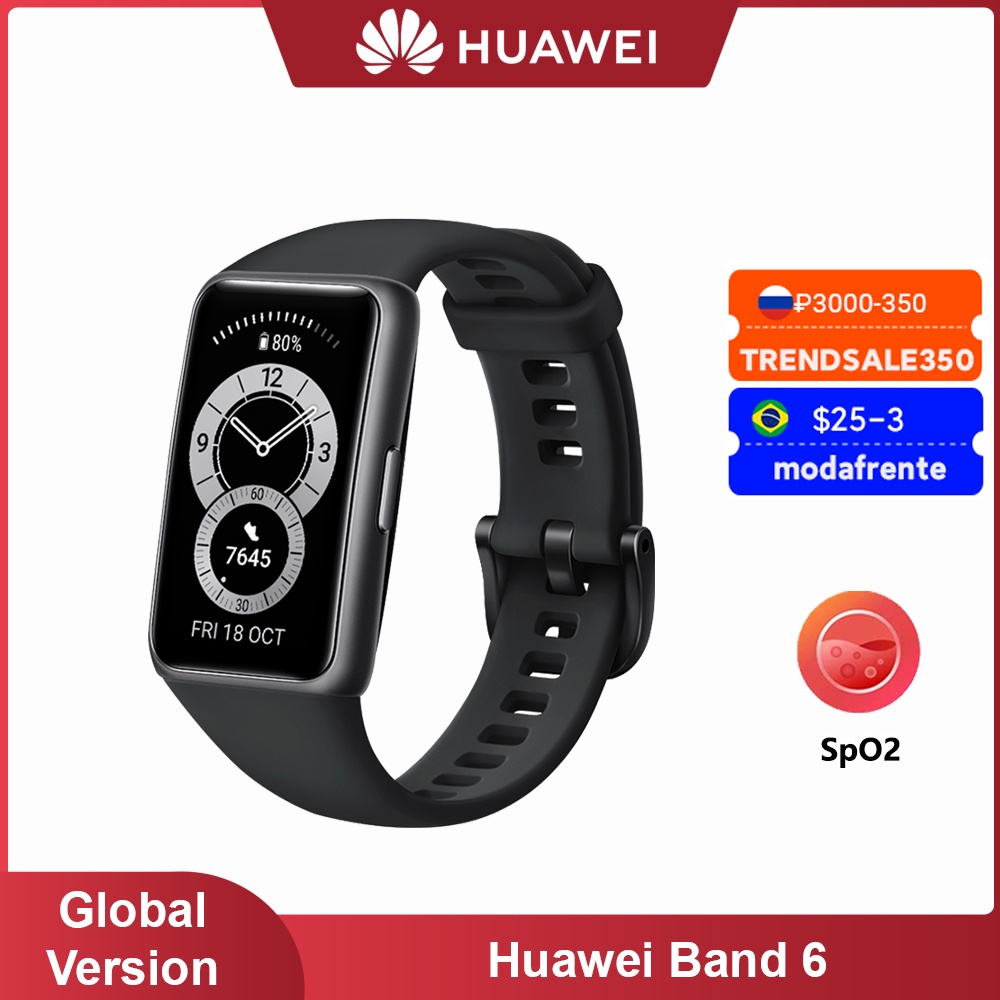 Huawei Band 6 SmartWatch,1.47 inch AMOLED Display Heart Rate Tracker