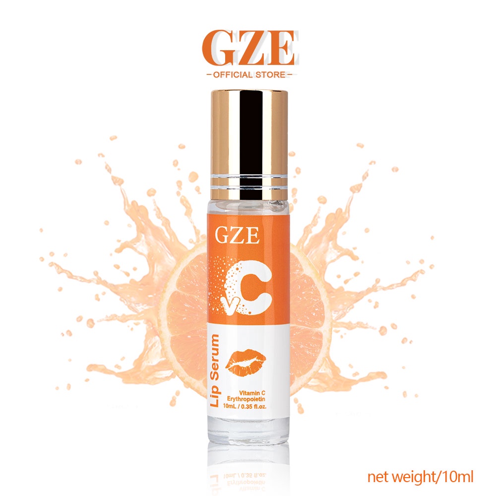 GZE Vitamin C Lip Whitening Serum For Dark Lip Women Pink Lip Essence