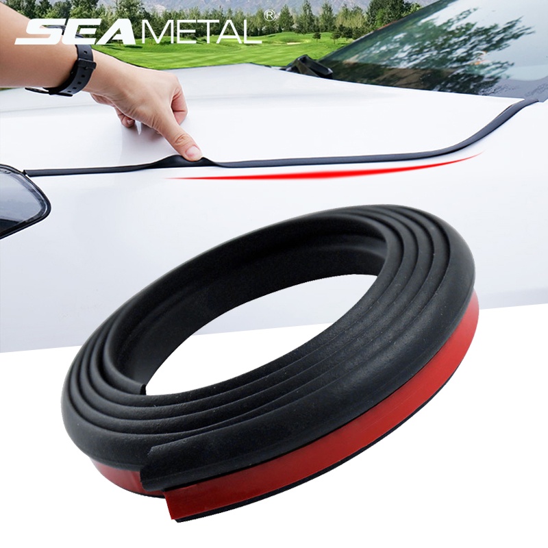 SEAMETAL Waterproof Car Hood Edge Protector Rubber Seal Strip Universal