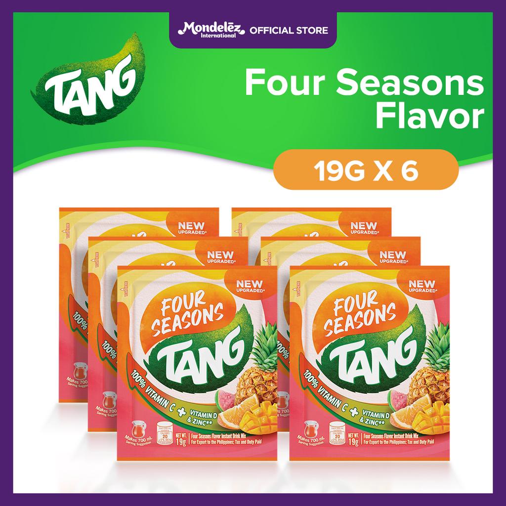 Tang Instant Drink Mix Four Seasons Flavor 19g (Set of 6) Shopee