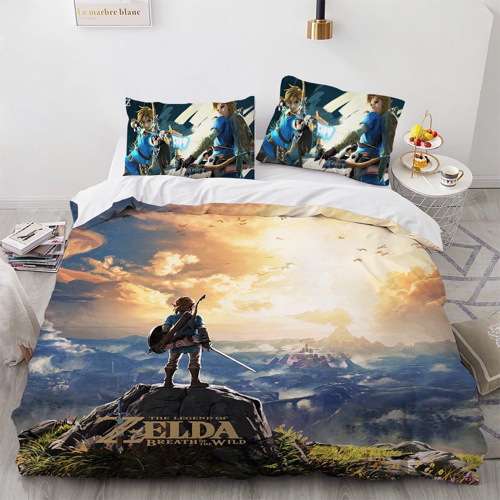 Zeldas Series Bedding Set The Legend of Zelda Breath of The Wild King