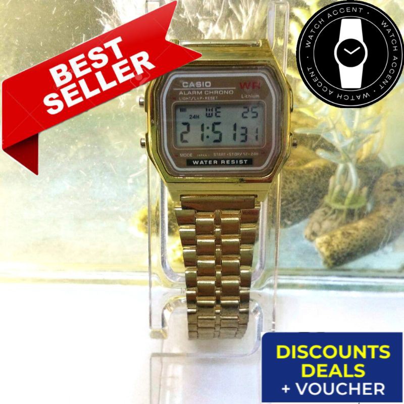 CASIO DIGITAL WATCH Rose Gold for Women Men Watch Shopee Philippines