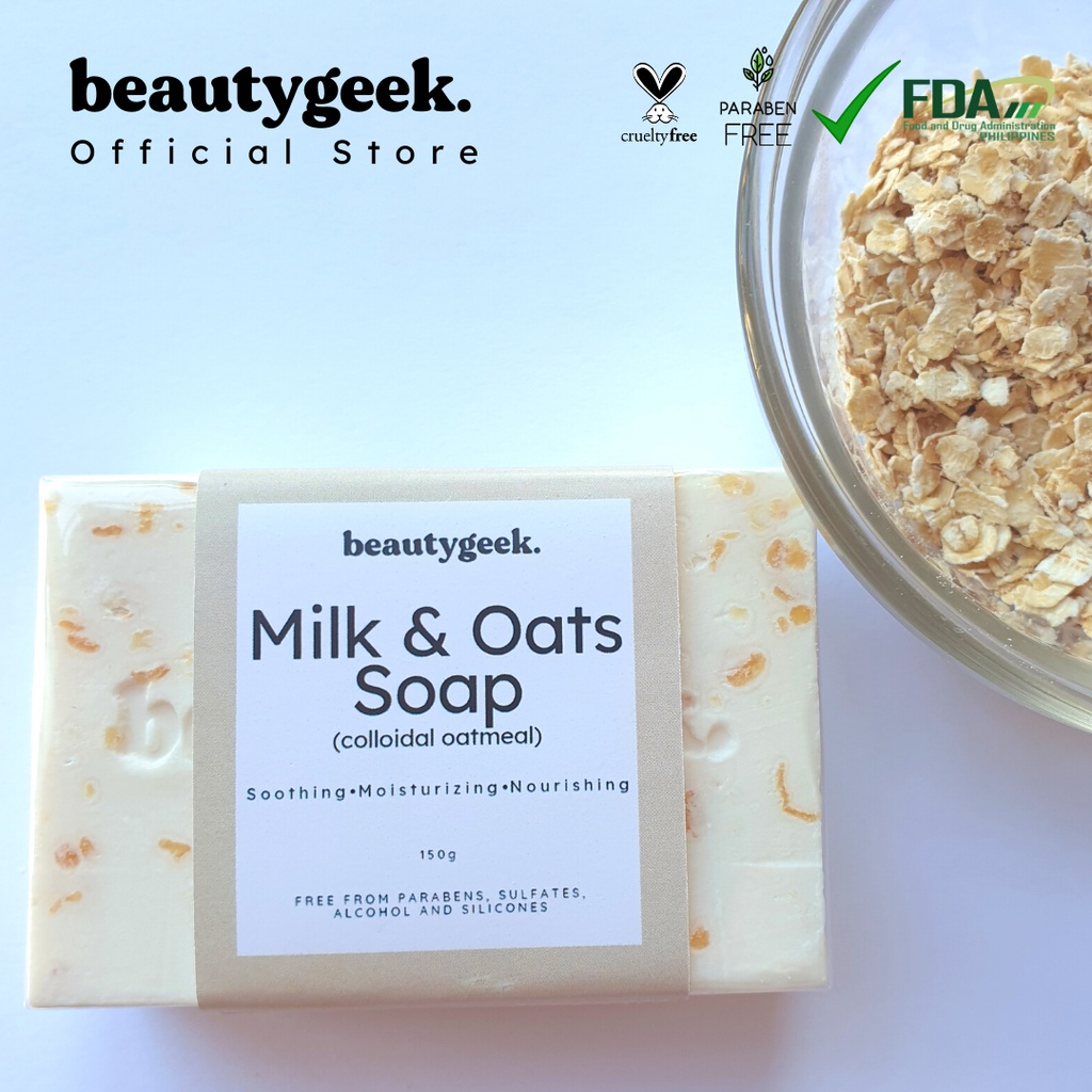 Beautygeek Milk and Oats Soap (colloidal oatmeal for eczema, psoriasis