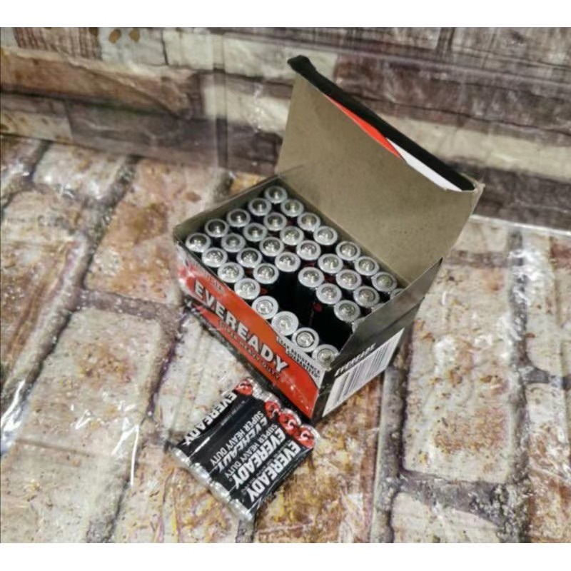 Eveready Battery AAA,AA black(4pcs) Shopee Philippines