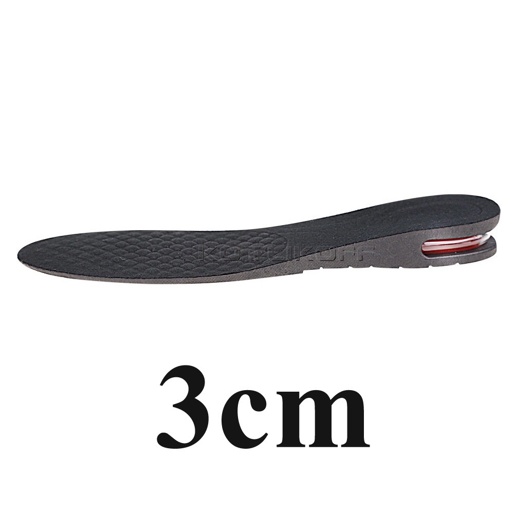 Absorbent Footpad Air Cushion Shoe Insole Height Lift Adjustable Heel