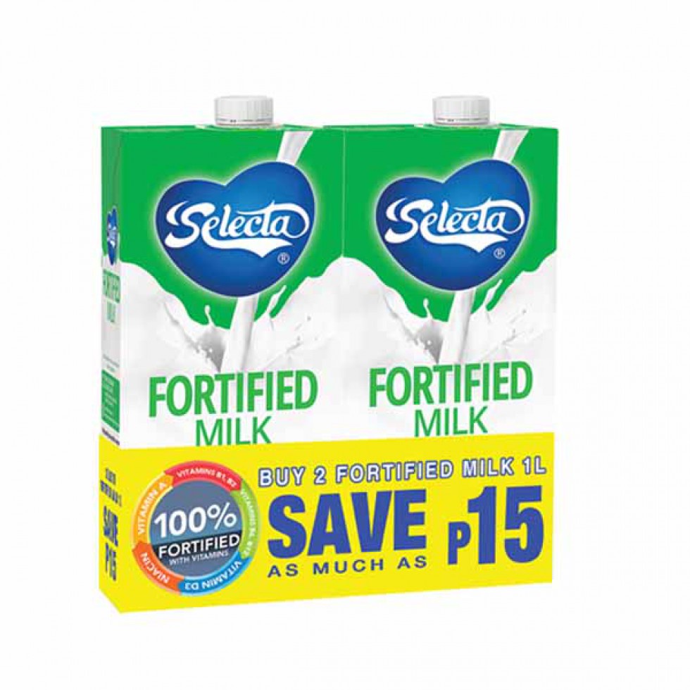 Selecta 100 Fortified Milk With Vitamins X2S Save P15 Original 1Liter