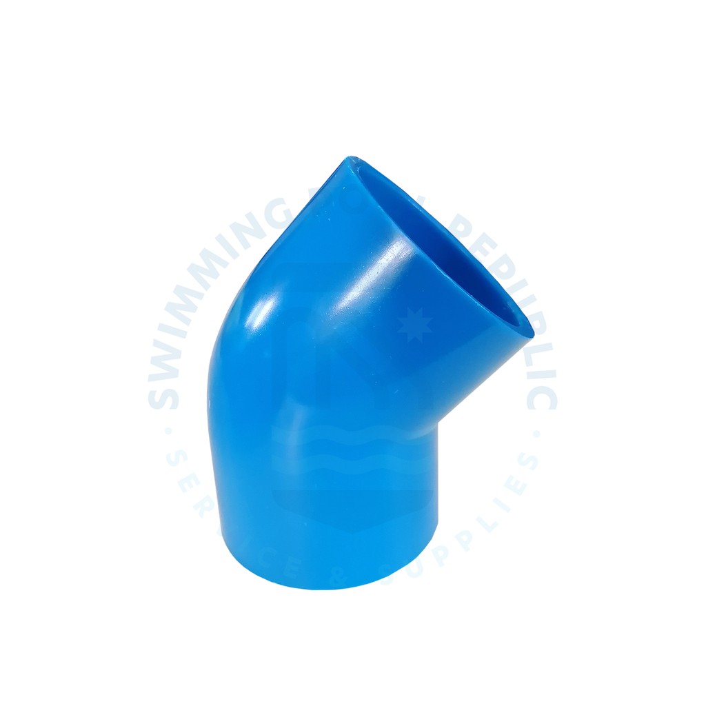 PVC Blue Elbow 45 Degrees 2 inches, 1pc, PVC Blue Plumbing Fittings