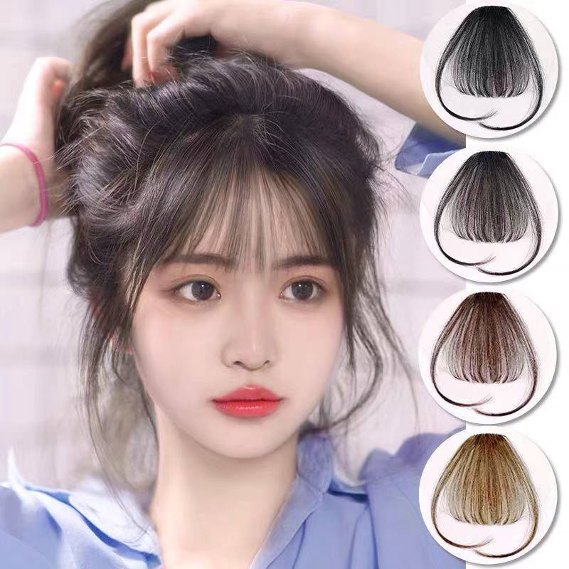 Air Bangs Korean Girls Thin Air BangsWig Hair Extension Hair Air Bang