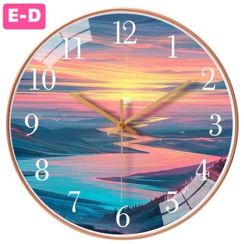 8 Inch/19.8cm Large Round Wall Clock Modern Design Home SET E | Shopee