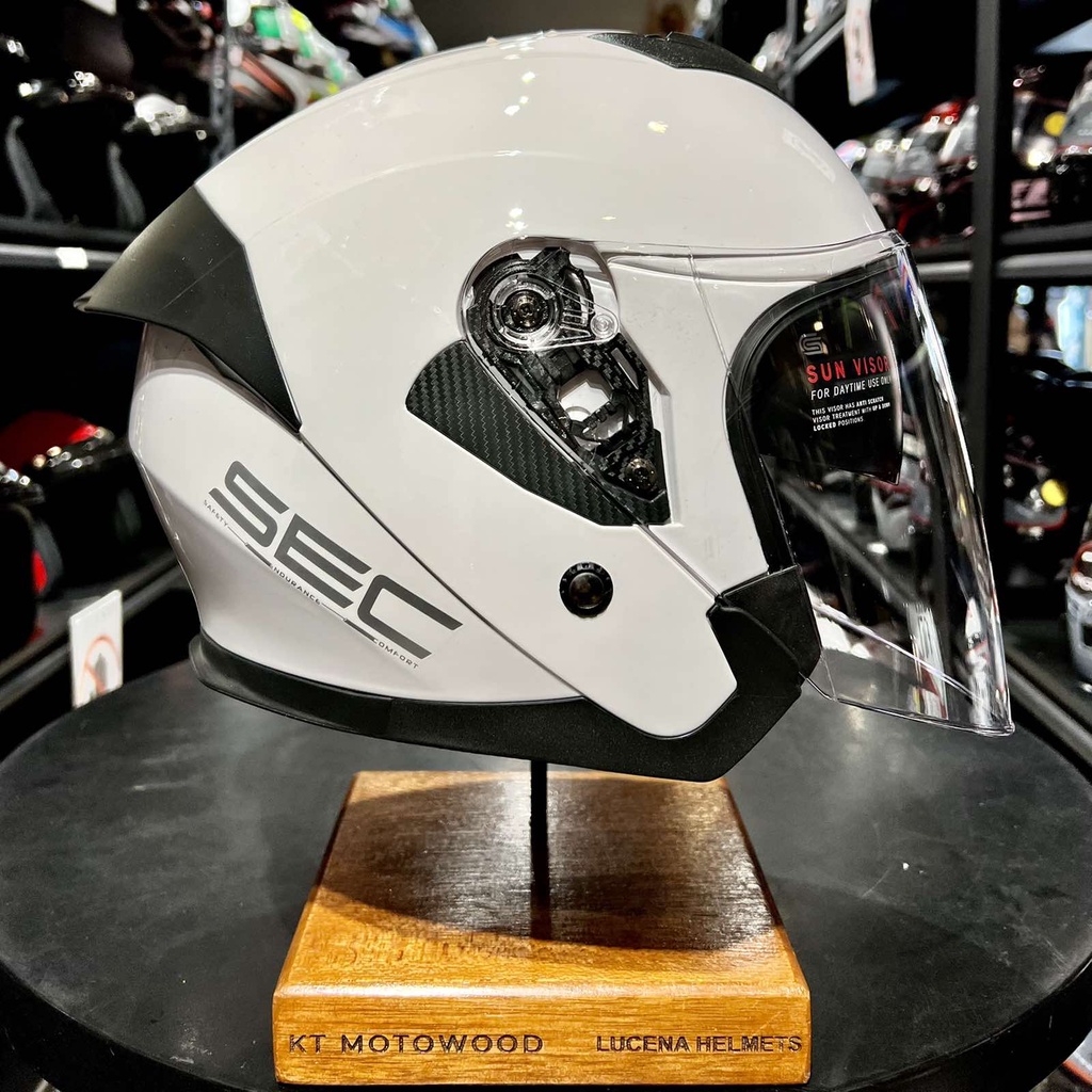 Sec Border Half Face Dual Visor Helmet Shopee Philippines