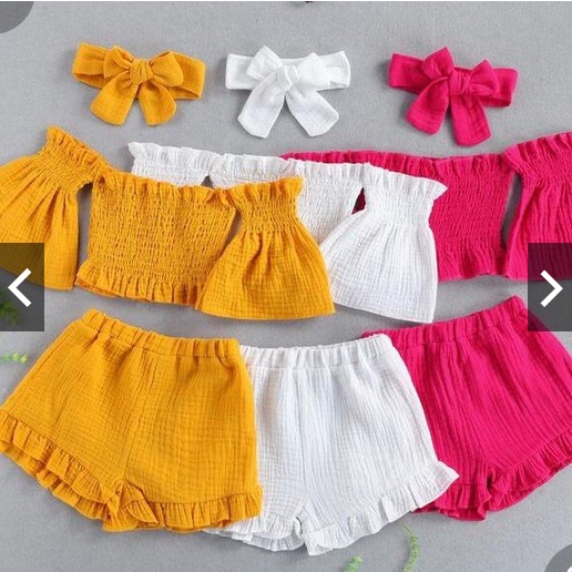 Children's Suits For Toddlers/Balinese Clothes Sets CREPE ELFIS SABRINA