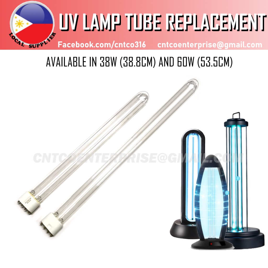 ♝Uvc Uv Lamp Tube Replacement 38W 60W Uv Light Tube With Ozone 2G11