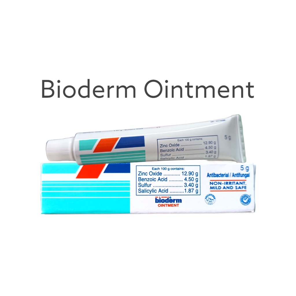BIODERM OITMENT Tube 5g Antifungal/Antibacterial Shopee Philippines