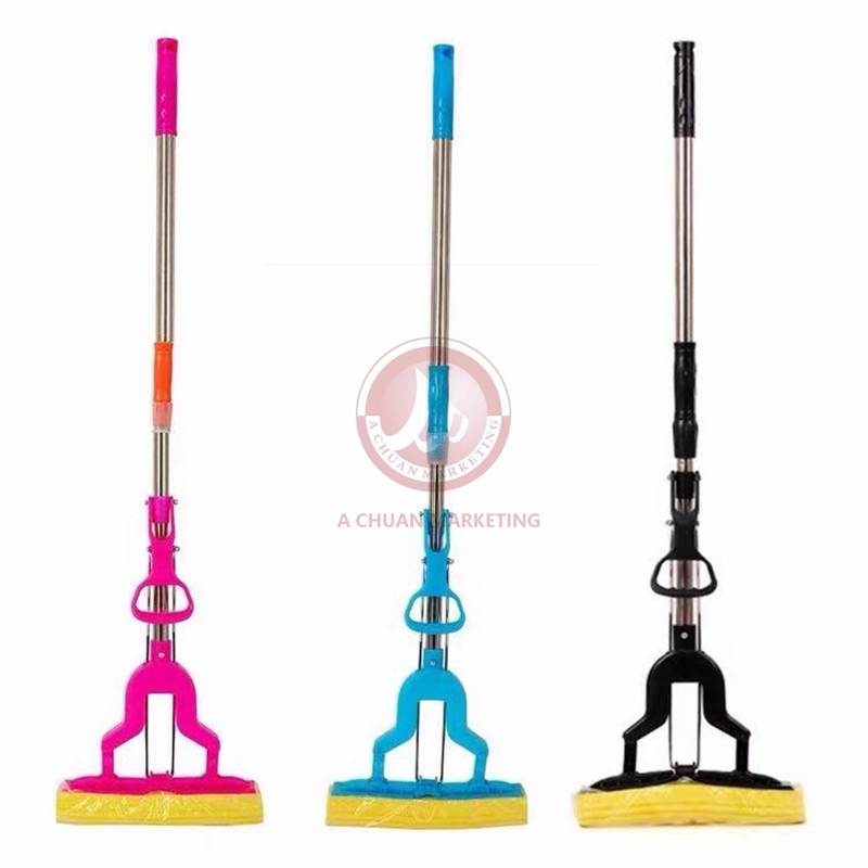 Sponge Mop Water Absorption Mop Folding Water Squeezing Household Mop