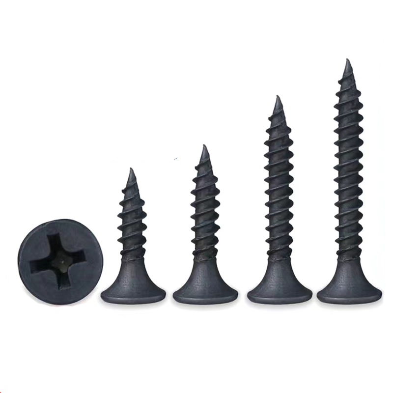 100PCS Gypsum Screw Black Screw for wood and metal wood screw metal