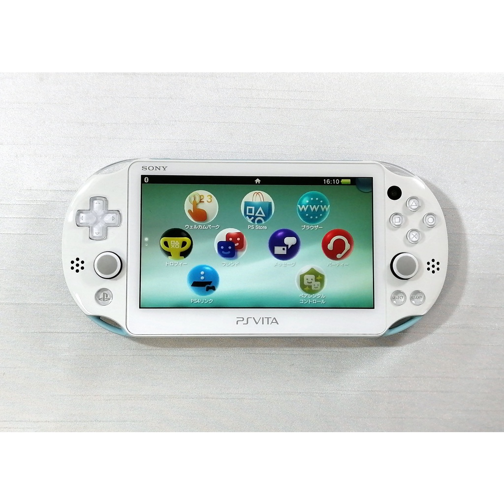 SONY PlayStation VITA PS Vita Console Only Light Blue White PCH2000 FW