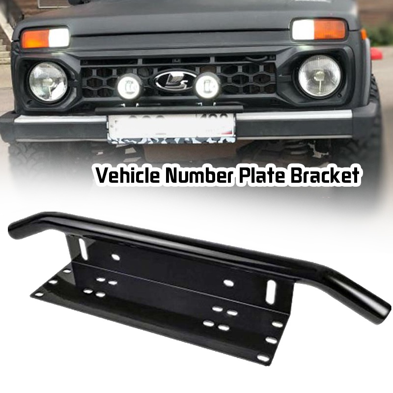 Offroad Licence Plate Holder Car Driving Light Work Light Bar Bracket